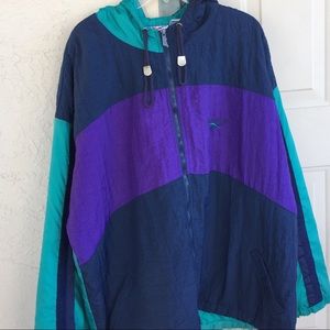 80’s Reebok color-block windbreaker